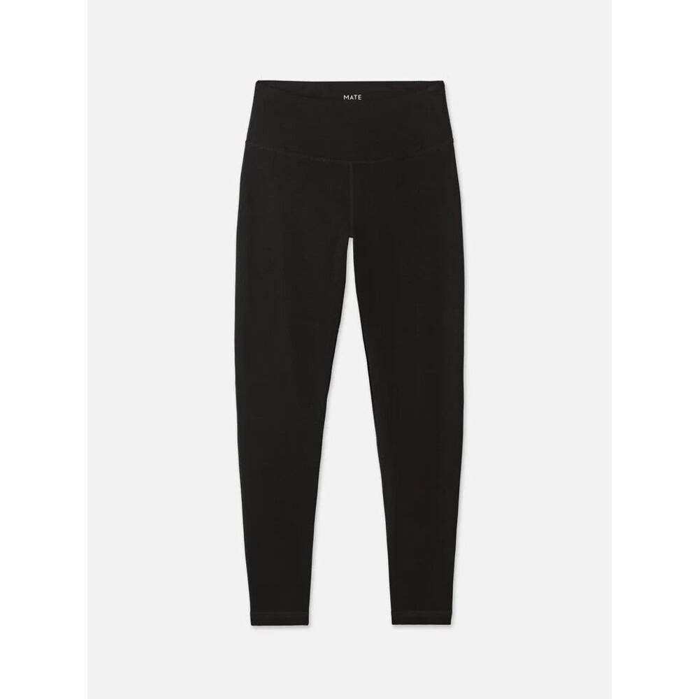 MATE the Label Black High-Waist Leggings with Black Racerback Sports Bra - Picture 13 of 13